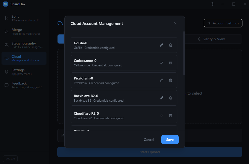 ShardHex — Accounts