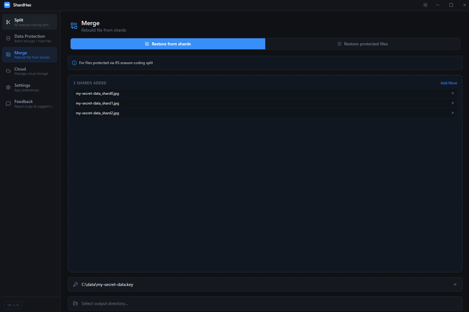 ShardHex — Restore Shards