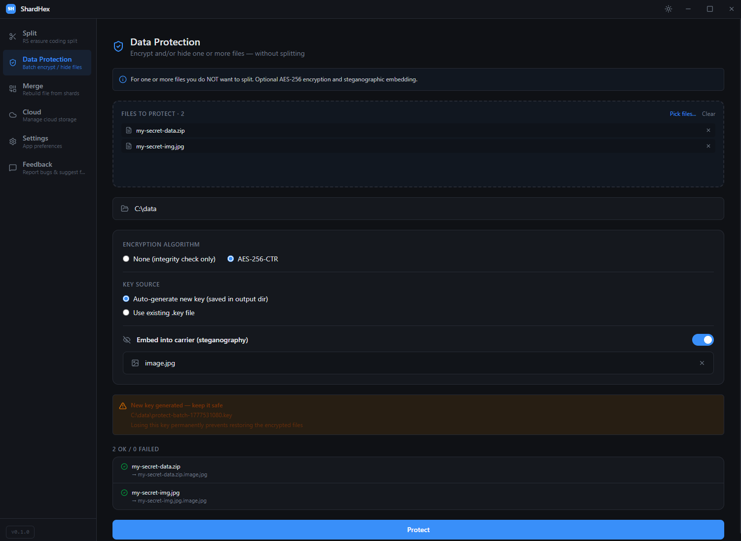 ShardHex — Protect