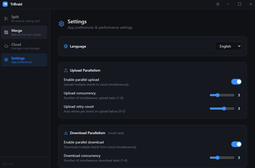 ShardHex — Settings